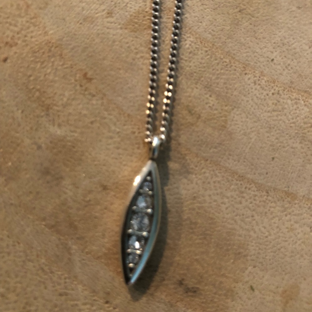 Brighton silver necklace- new
